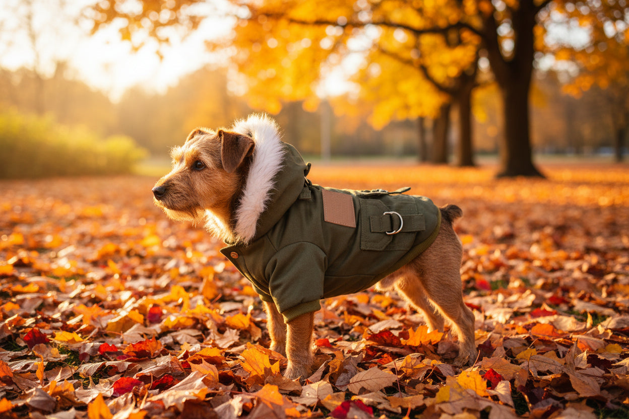 luxury padded coat small dogs premium winter jacket Happy Furry UK