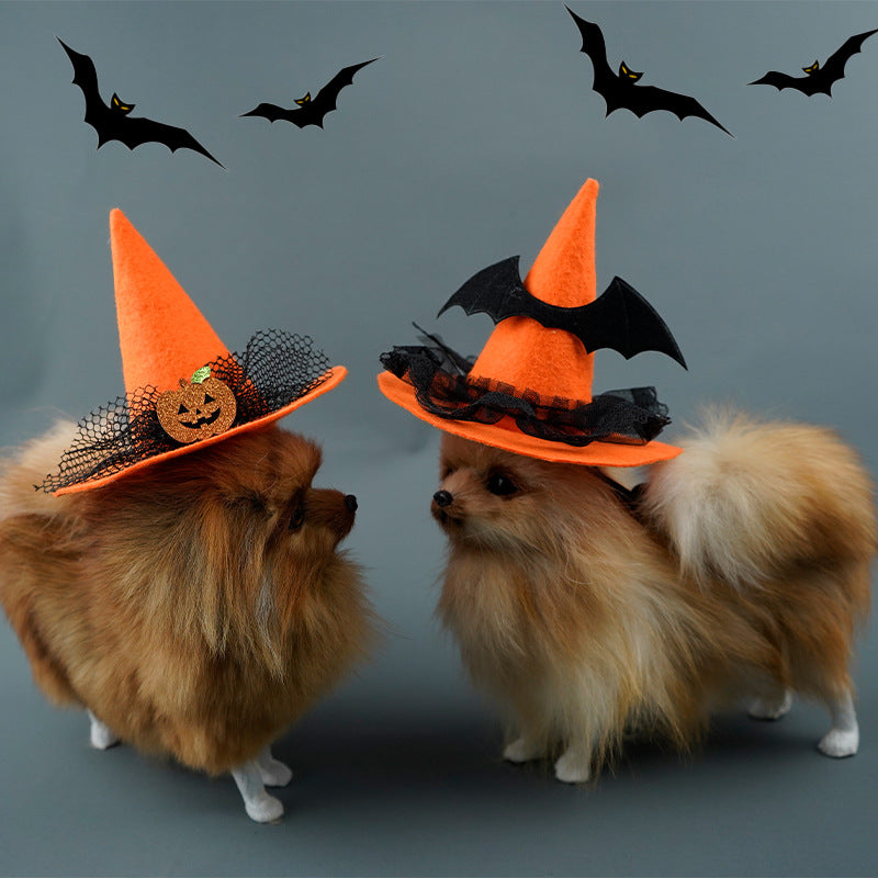 halloween pet hat non woven creative festive dog cat UK Happy Furry