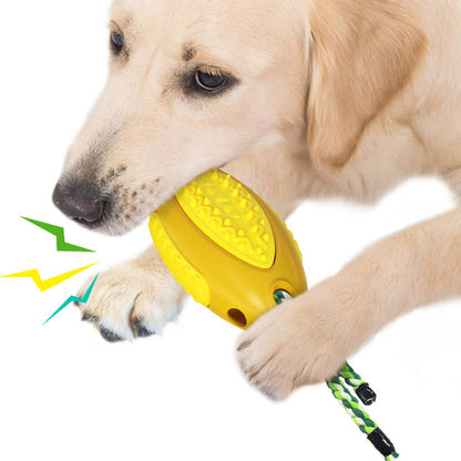 voice leaky molars rugby dog toy UK Happy Furry
