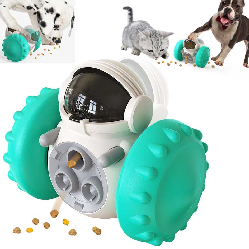 cat dog slow food interactive balance car smart feeding toy UK Happy Furry