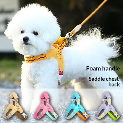 dopamine hued convenient pet harness colourful UK Happy Furry