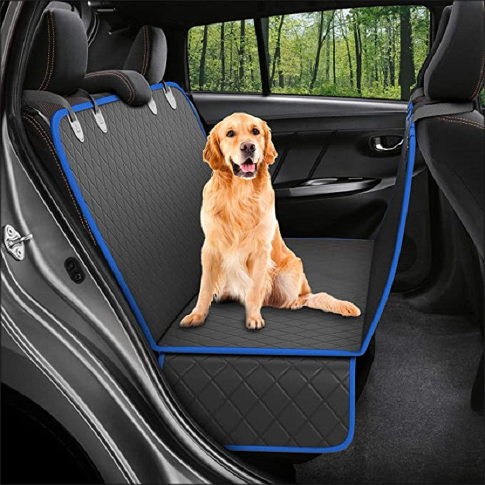 dog car seat cover mesh hammock safety protector zipper pocket UK Happy Furry