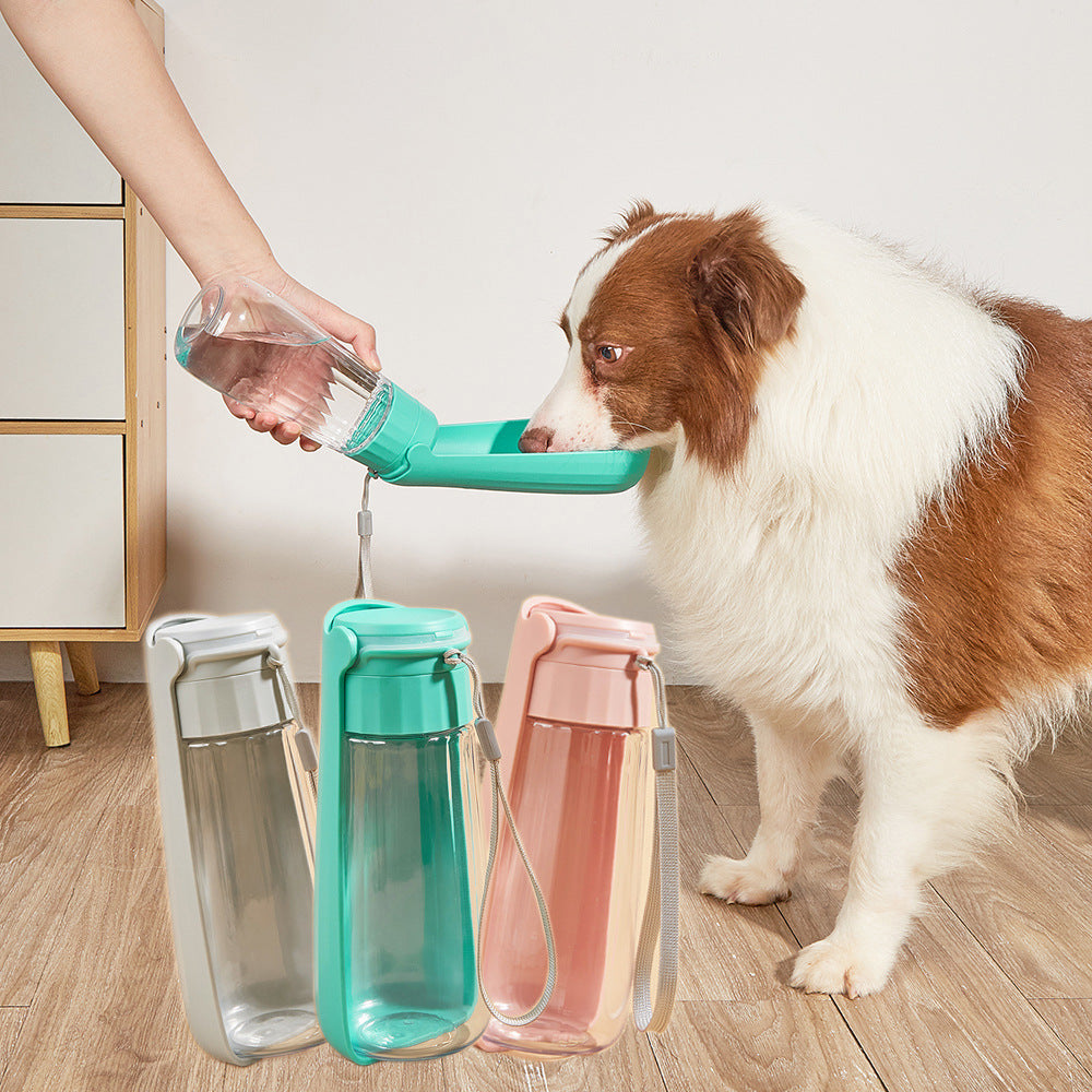 Pet Water Cup Outdoor Portable Folding Dog Water Bottle 550ml – 550ml foldable outdoor water bottle for medium to large dogs