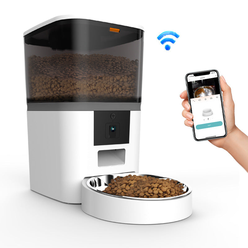 video camera adjustable performance pet feeder UK Happy Furry