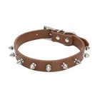 Spiked Studded Leather Dog Collar Rivets Pet Small Large Cat Pit Bull Adjustable   | FREE SHIPPING