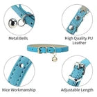 Adjustable PU Leather Cat Collar - Durable, Stylish Pet Collar with Metal Buckle   | FREE SIPPING