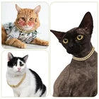 Dog & Cat Diamond Cuban Collar Metal Chain with Secure Buckle Pet Jewelry  | FREE SIPPING
