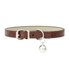 Adjustable PU Leather Cat Collar - Durable, Stylish Pet Collar with Metal Buckle   | FREE SIPPING
