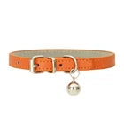 Adjustable PU Leather Cat Collar - Durable, Stylish Pet Collar with Metal Buckle   | FREE SIPPING