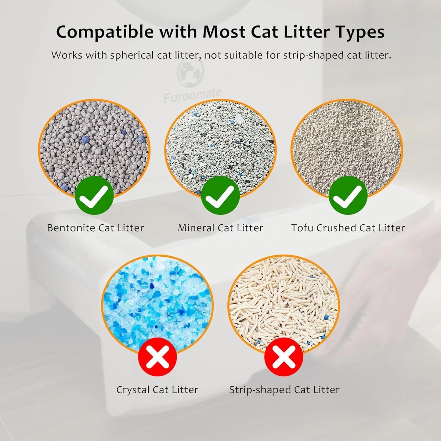 Self-Cleaning Litter Box Open-Top Automatic Cat Litter Box Easy Maintenance