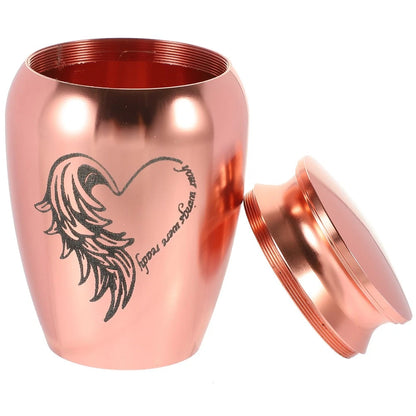 Dog Ashes Box Pet Urns for Cats Stainless Steel Cremation Memorial