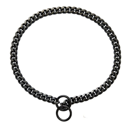 Encryption Dog Ring Golden Chain Cuban Chain Pet Dog Necklace Dog Collar   | FREE SHIPPINGE S