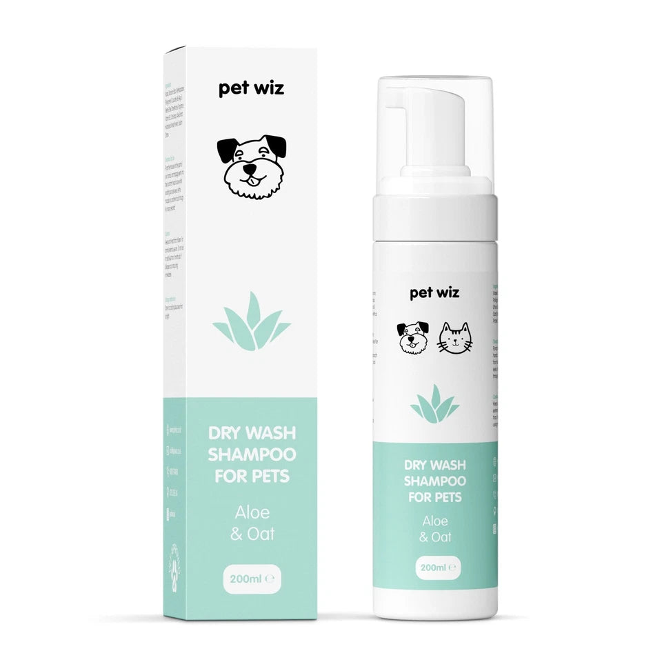 dry wash shampoo pets soothing deodorising UK Happy Furry